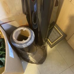 Half Commercial Roll Tent, Medium Black And Commercial Roll Black 20 Aluminum Tube