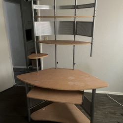 Large Table With Keyboard Drawer
