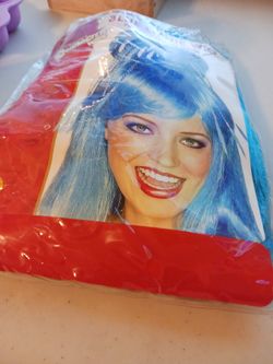 Blue Genie Wig 