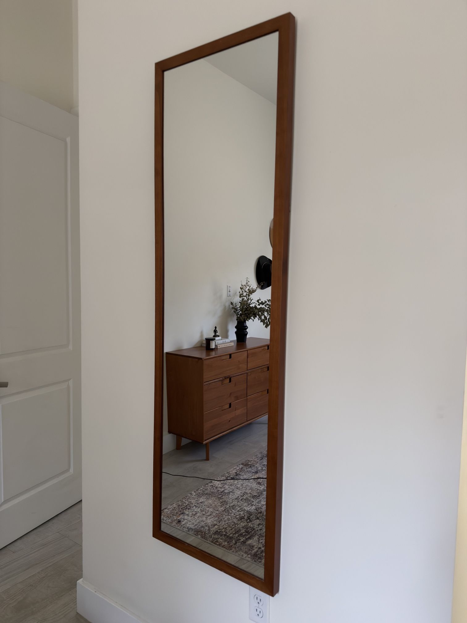 Wood Frame Mirror 65x20