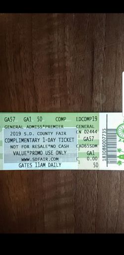 Tickets Del mar Fair