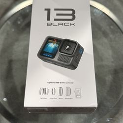 Brand new GoPro Hero 13 Black with an extra battery, memory card, and case