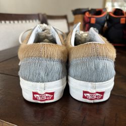 Vans - Blue/Brown Fur Men’s Shoes Size: 6.5