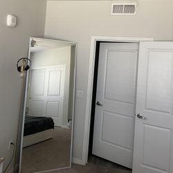 70x38 White Mirror