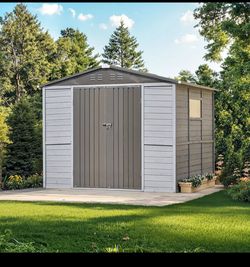 8*8FT Iron-Wood Combination Tool Shed – A Perfect Blend of Nature and Functionality