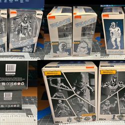 Neca TMNT Black & White Shredder/Foot Soldier Bundle