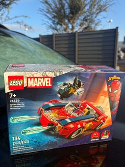 Marvel Spider-Man Car vs. Venomized Wolverine Lego set NEW!