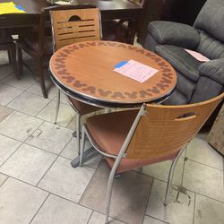 Mickey Table With Two Chairs 