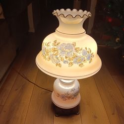 1970s Hurricane Lamp 