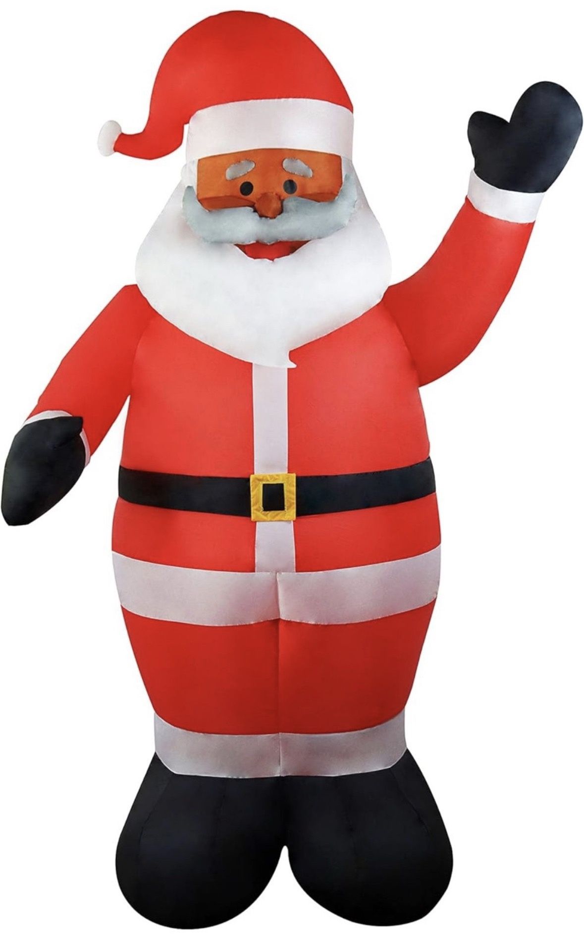 6 ft Christmas Inflatable Santa Claus - Black Santa Inflatable Yard Decoration Christmas Inflatables