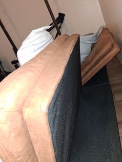 Simple futon suede