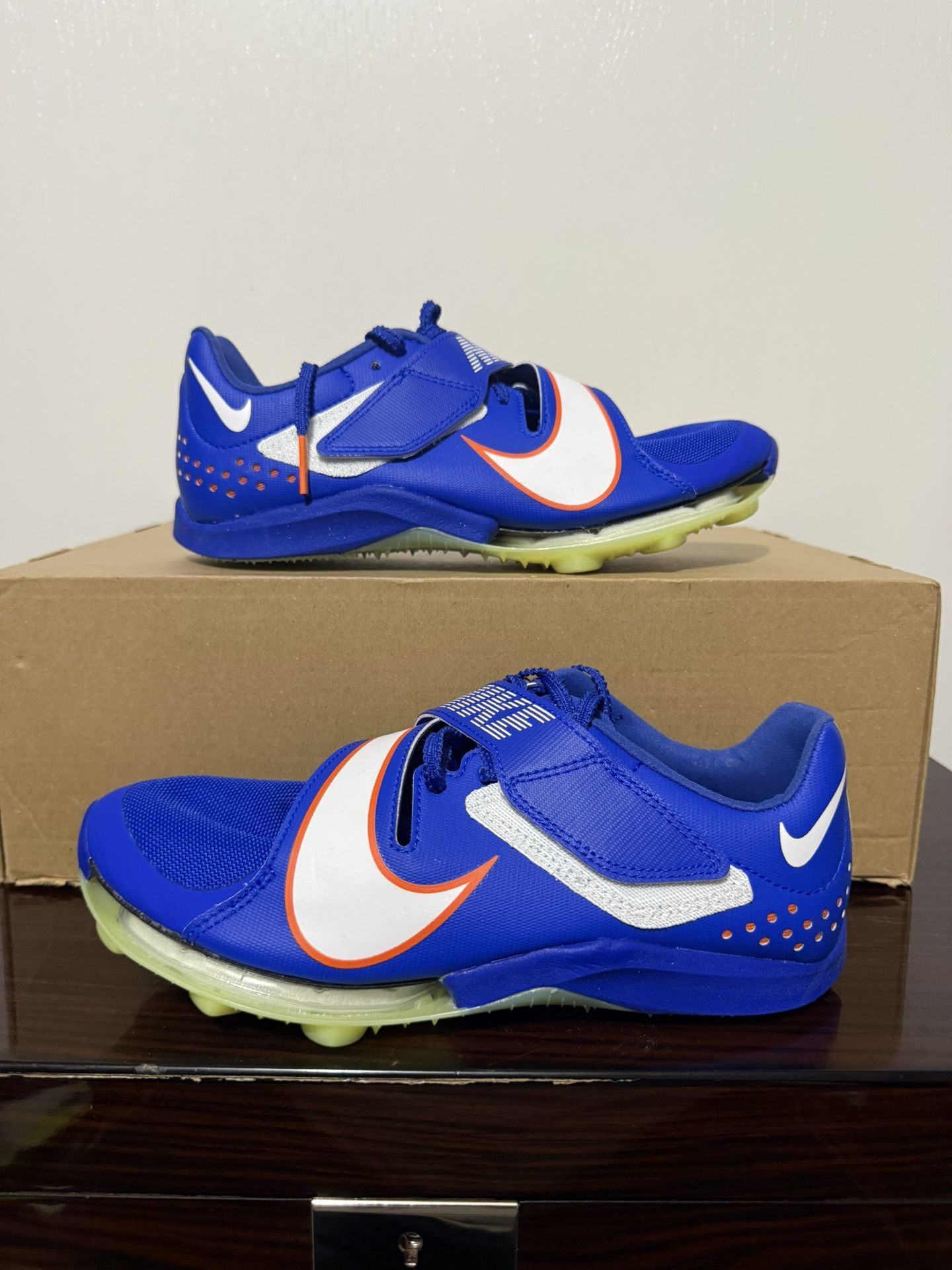 Nike Air Zoom LJ Elite Long Jump Spikes Blue Men’s 4.5 CT0079-400 Womens 6