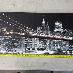 NYC Nightly Impressions by Melanie Viola canvas art print