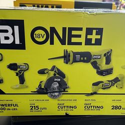 Ryobi 18v 6 Tool Combo Kit