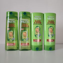 4 Garnier Fructis Shampoo And Conditioner
