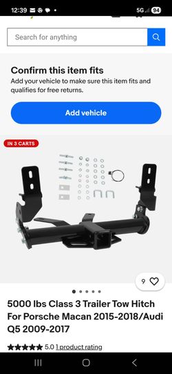 Hitch Reciever For Porsche macan/ 2009 - 2015