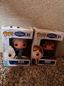 Anna and Elsa Funko pop
