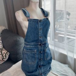 American Eagle Overall Denim Dress 