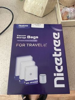 Vacuum sealed travel bags with vacuum (new)