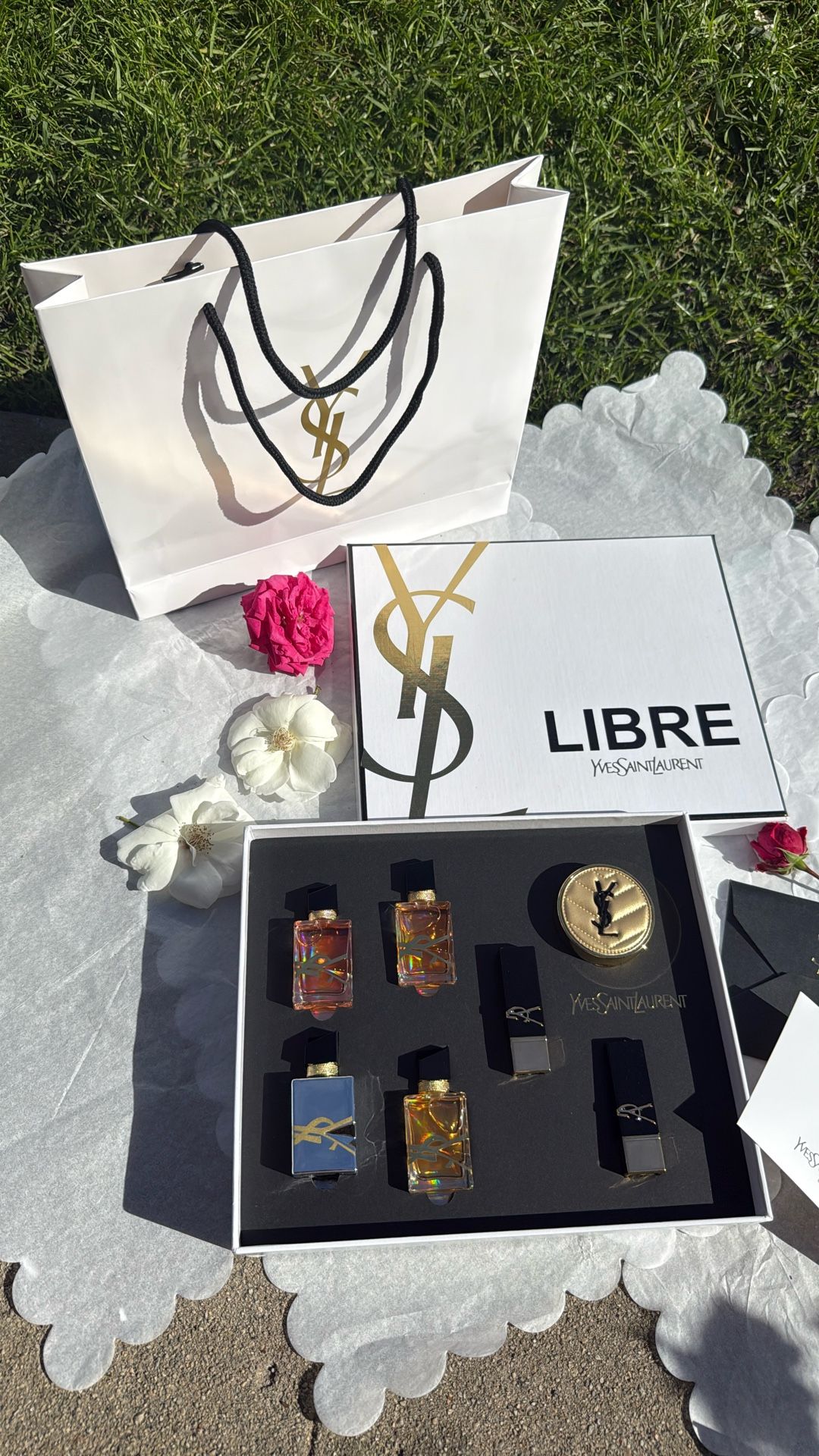 Ysl Libre Perfume Gift Set Regalos Maquillaje Mujer, Retail $290