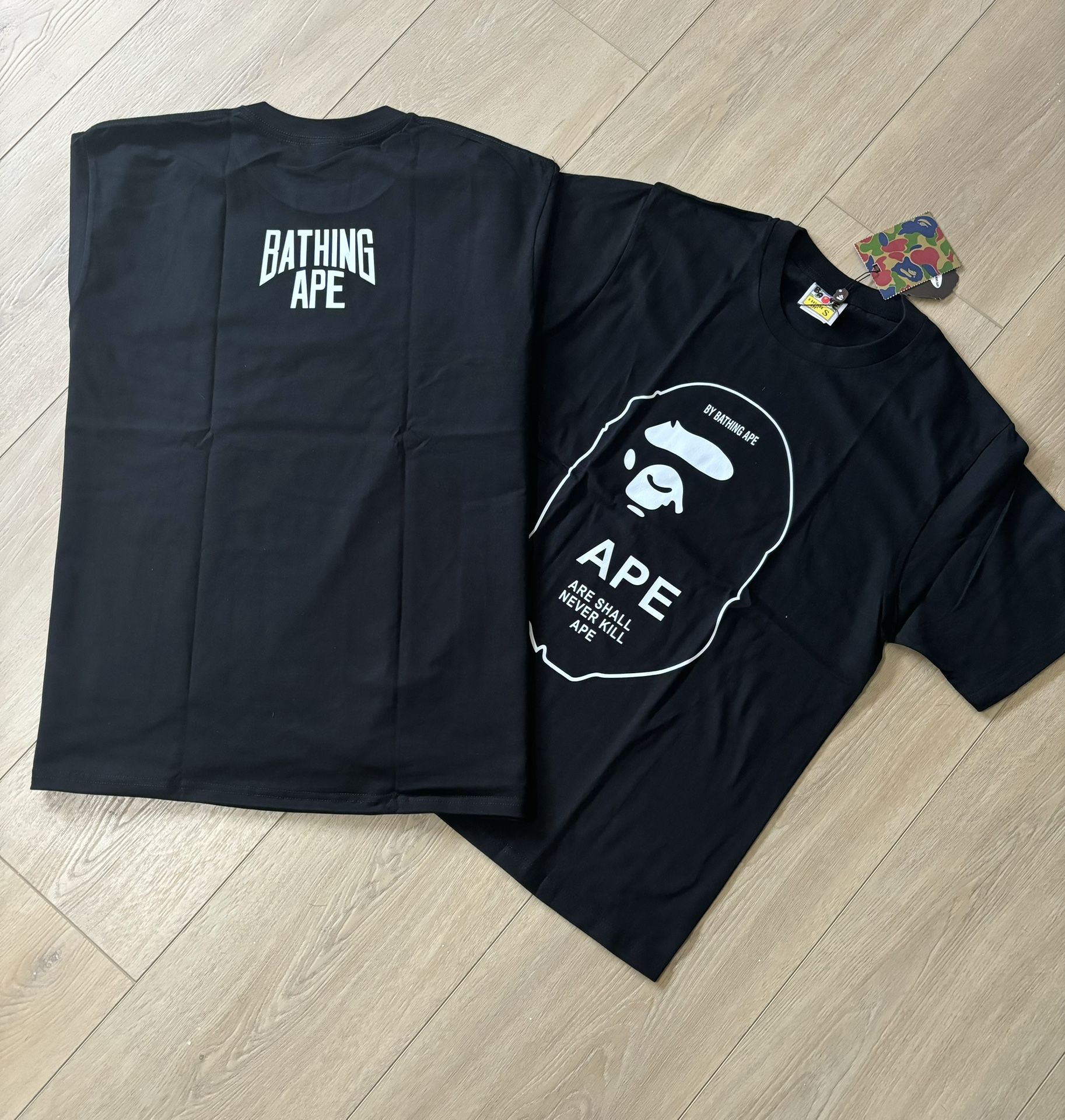Black Bape T-shirt Size Small-large