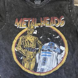 Star Wars R2 C3PO “metalheads” Tee