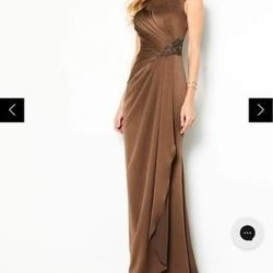 Cameron Blake Brown Evening Gown