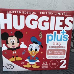 Huggies Little Snugglers Size 2/174 Diapers 