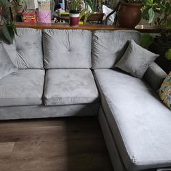 Grey  couch