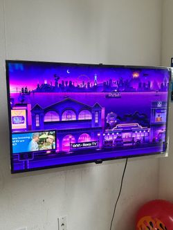 Onn 43" TV with Wall Mount and Screen Protector