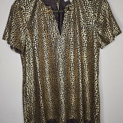 Michael Kors Women's Short Sleeve Top Blouse 
