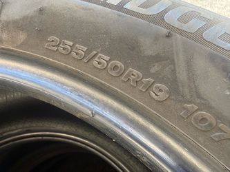255/50/19 Bridgestone (4 Tires)