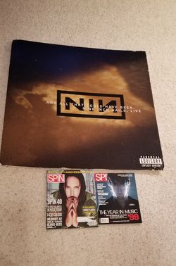 $10 NIN Collectible 36x36" Cardboard Promo Display  And 2 Mags