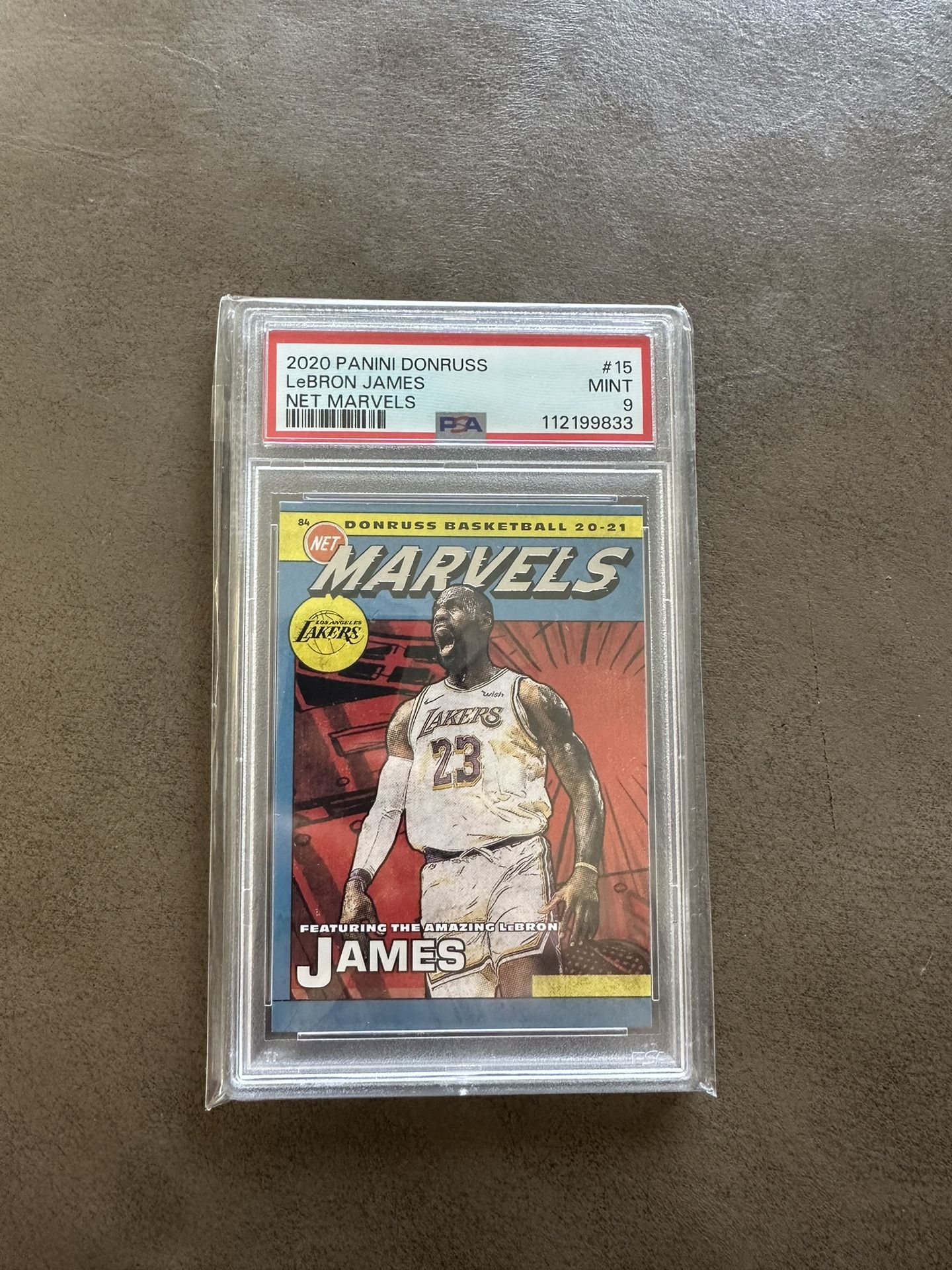 LeBron James Psa 9 Marvels