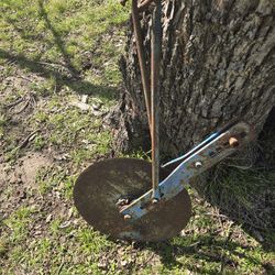 Vintage Ford 101 Plow Coulter Assembly - Farm Relic / Yard Art