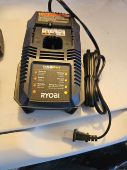 Ryobi Charger 18v And 2 Batteries