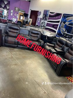 Furniture, living room leather