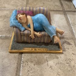 Erika Oller 2001  "WAITING FOR HER NAILS TO DRY" FIGURINE #75406 Bottman Design