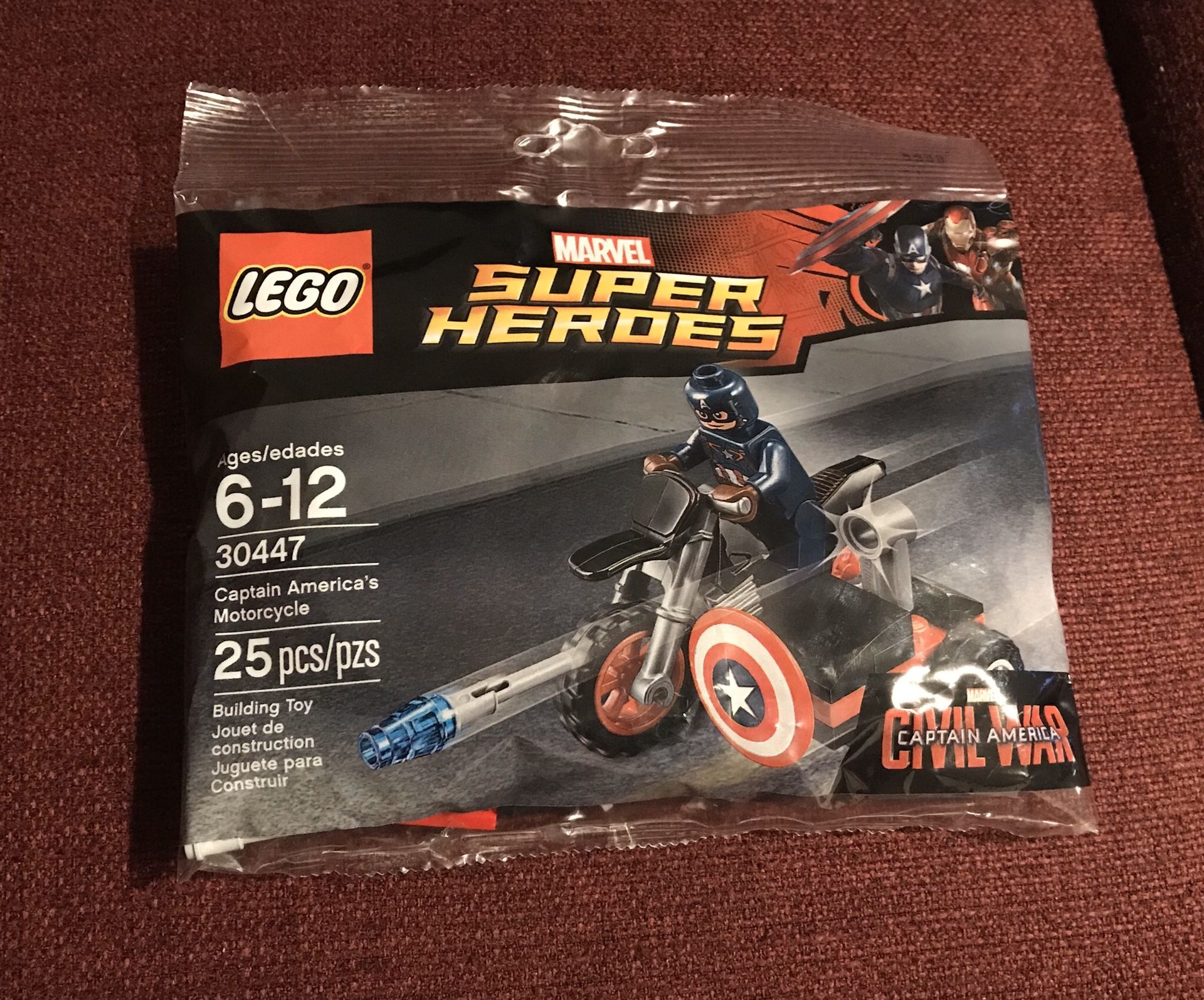 LEGO Marvel Super Heroes Captain America 30447 Retired 2016