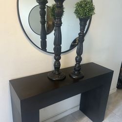 Modern Console Table & Mirror 