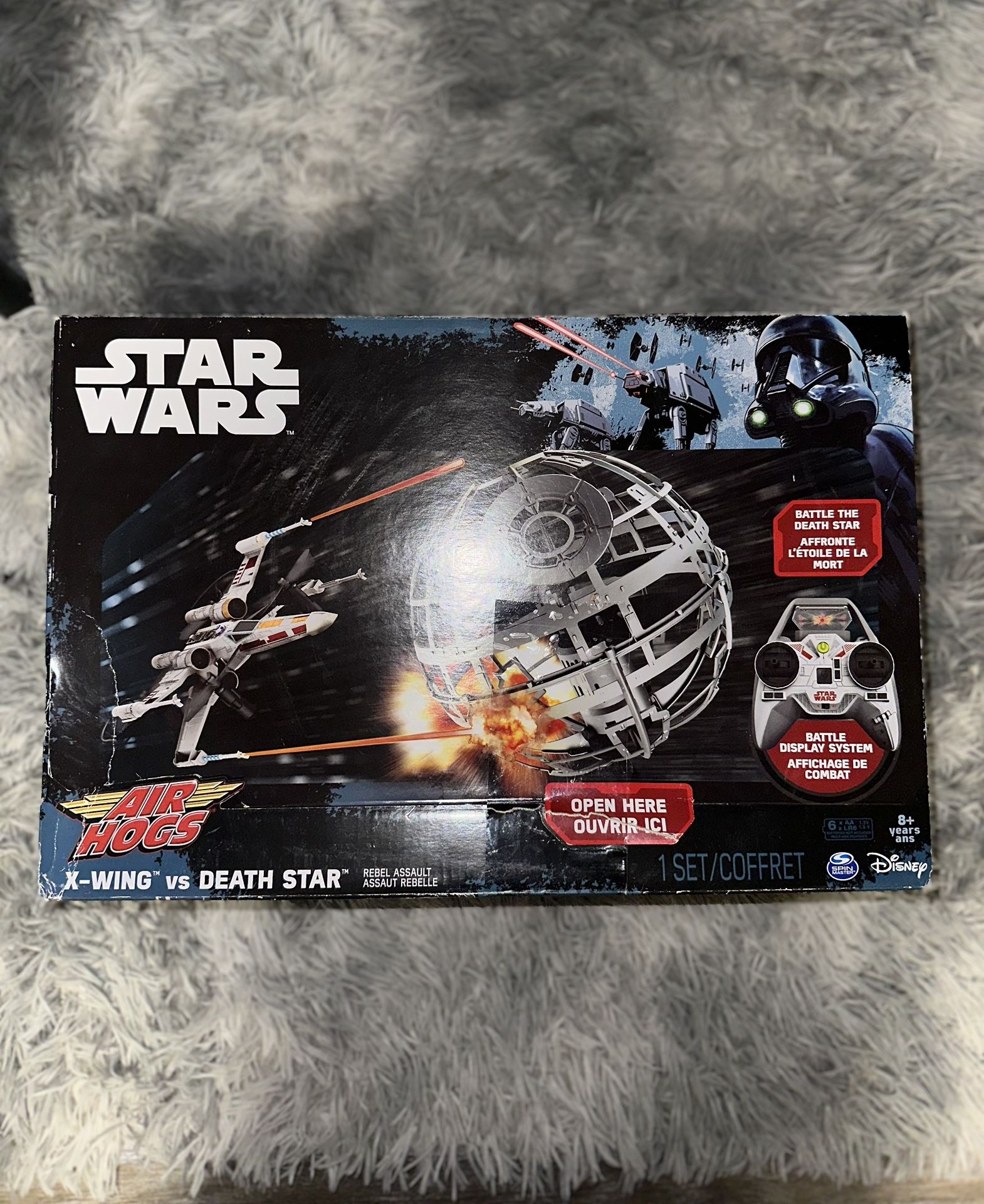 New Star Wars Air Hogs X-Wing Vs Death Star Battling Drones/Quadcopter 