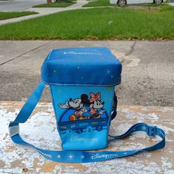 Disneyland Paris Popcorn Box Holder Soft Sided w/ Strap *10.00 Firm* Disney