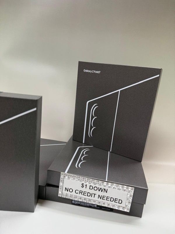 Samsung Galaxy Z Fold 7 5G New - Only $1 Today Pay The Rest Later! 