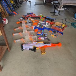 Nerf Guns Galore!
