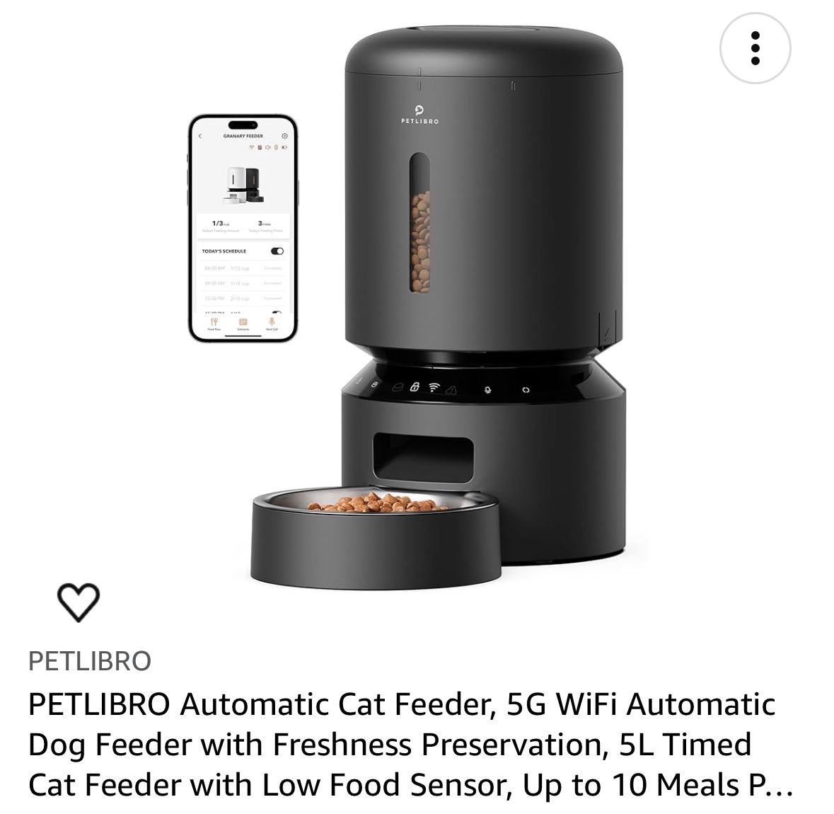 Petlibro Automatic Feeder (cat/dog)