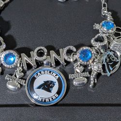 Carolina Panthers Charm Bracelet 