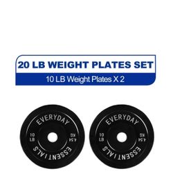 New In Box - 10lb Bumper Plate X2