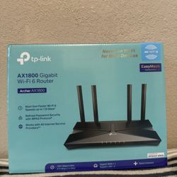 tp-link AX1800 gigabit wifi 6 router