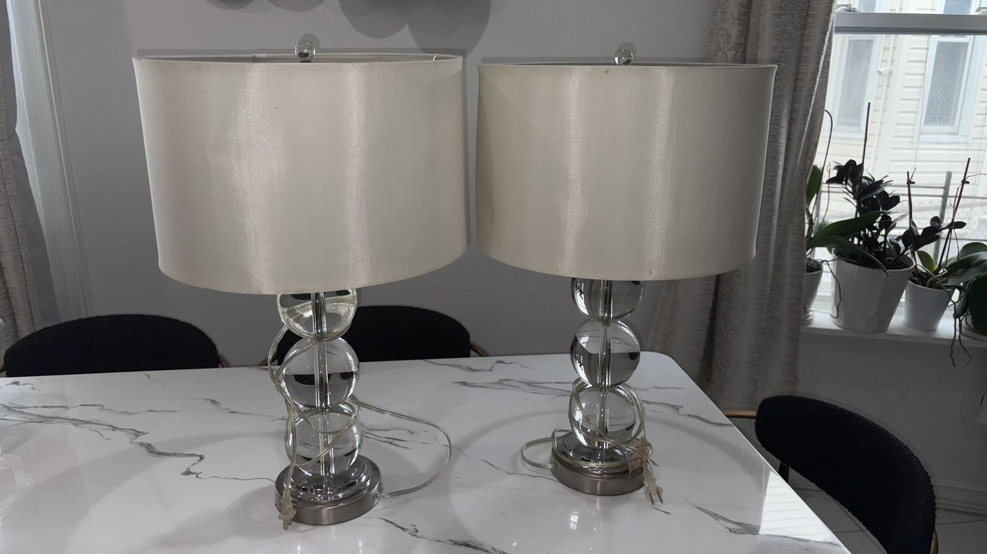 Set of 2 Stylish Table Lamps – Modern & Elegant