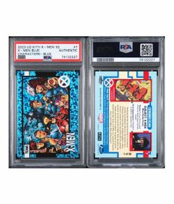 2023 UD Kith X-Men ’92 Blue Characters #7 PSA Authentic Marvel Trading Card